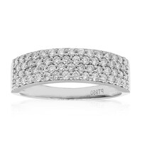 Platina ring met Diamanten SI2 (G)