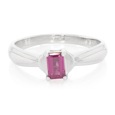 Zilveren ring met een Rajasthan rhodoliet