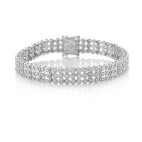Zilveren armband met zirkonen