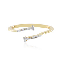 Gouden ring met SI1 (H) Diamanten