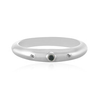 Zilveren ring met een I2 Blauwe Diamant