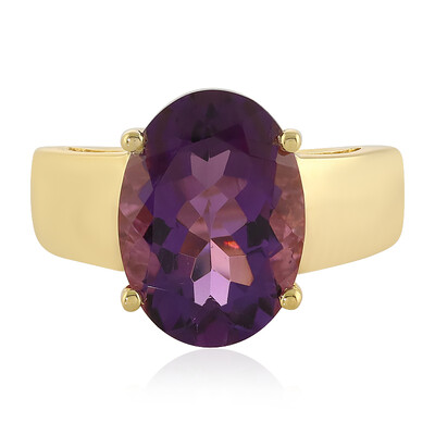 Zilveren ring met een amethist