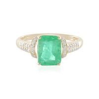 Gouden ring met een Russische smaragd (AMAYANI)