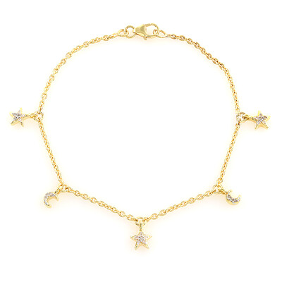 Zilveren armband met I2 (I) Diamanten