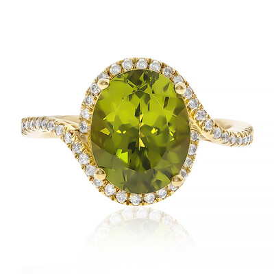 Gouden ring met een Dashine Peridoot