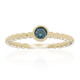 Gouden ring met een blauwe SI2 diamant (de Melo)