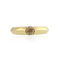 Gouden ring met een SI2 Argyle Champagne Diamant (de Melo)