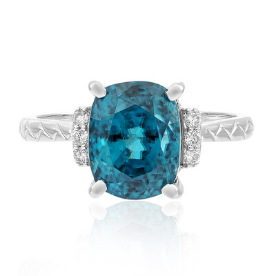 Gouden ring met een Ratanakiri zirkoon (CIRARI)