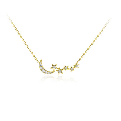 Gouden halsketting met I1 (H) Diamanten (CIRARI)