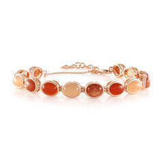 Zilveren armband met zonnestenen (KM by Juwelo)
