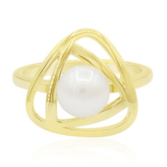 Zilveren ring met een zoetwater kweekparel (TPC)