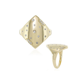 Gouden ring met SI2 (H) Diamanten (de Melo)