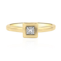 Gouden ring met een IF Diamant (D)