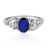 Zilveren ring met een Koningsblauwe Spinel