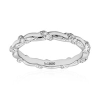 Platina ring met Diamanten SI2 (G)