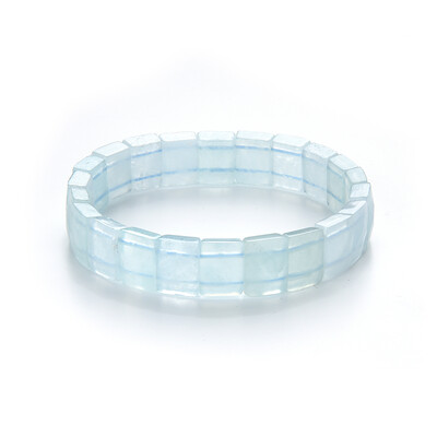 Armband met aquamarijnstenen