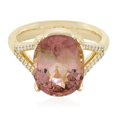 Gouden ring met een Braziliaanse Neon Toermalijn (AMAYANI)