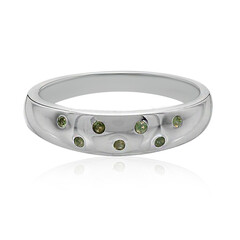 Zilveren ring met alexandrieten