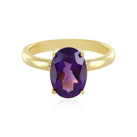 Zilveren ring met een amethist