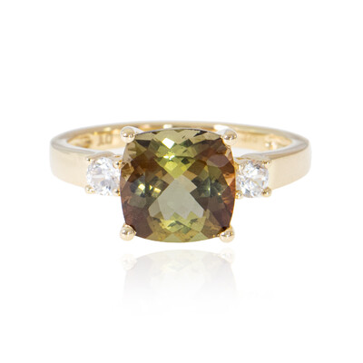 Gouden ring met een andalusiet