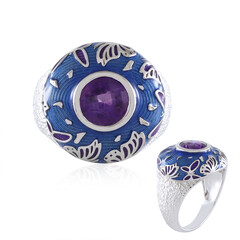 Zilveren ring met een amethist (Adela Silber)