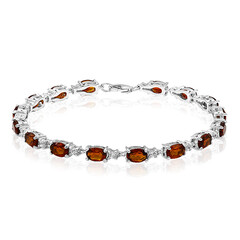 Zilveren armband met Madeira citrienstenen