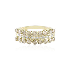 Gouden ring met I2 Champagne Diamanten (de Melo)