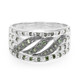 Zilveren ring met Fancy diamanten