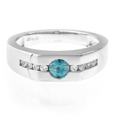Zilveren ring met een Ratanakiri zirkoon