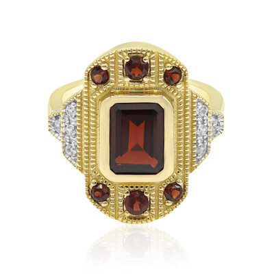 Zilveren ring met een Mozambique granaat
