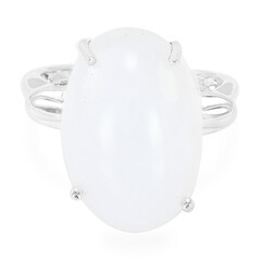 Zilveren ring met een Turkse chalcedoon