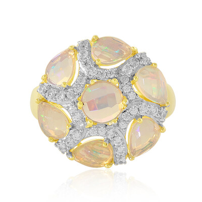 Zilveren ring met een Welo-opaal