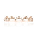 Gouden ring met SI1 Argyle Rose De France Diamanten (Annette)