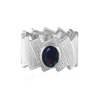 Zilveren ring met een Mezezo opaal (de Melo)