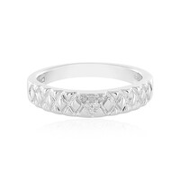 Zilveren ring met I2 (I) Diamanten
