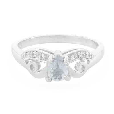 Zilveren ring met een toermalijn