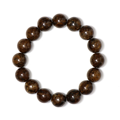 Armband met bronzieten