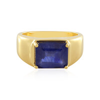 Zilveren ring met een Madagaskar Blauwe Saffier
