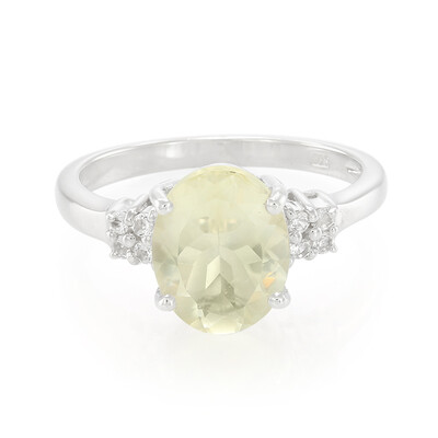 Zilveren ring met een Orthoklaas