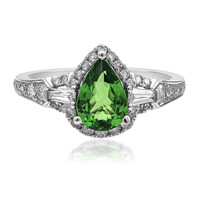 Gouden ring met een AAA tsavoriet (CIRARI)