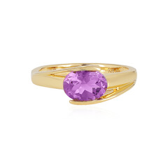 Zilveren ring met een amethist