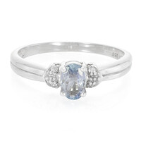 Zilveren ring met een kameleon tanzaniet