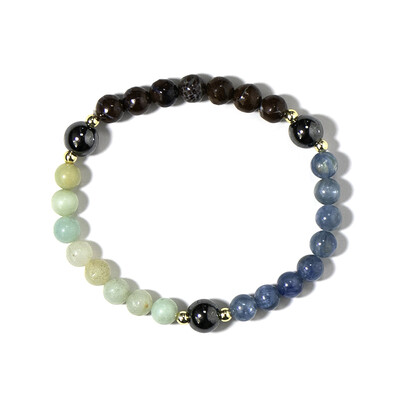 Armband met Nepal Kyanieten