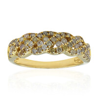Gouden ring met SI2 Fancy Diamanten (CIRARI)