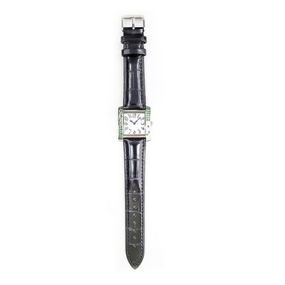 Horloge met Braziliaanse smaragden