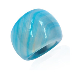 Ring met een Blauwe agaat