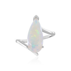 Zilveren ring met een AAA Welo-opaal (de Melo)