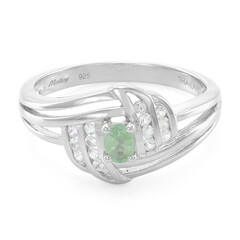 Zilveren ring met een Paraiba toermalijn