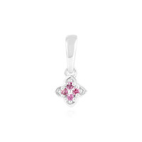 Zilveren hanger met rhodolieten