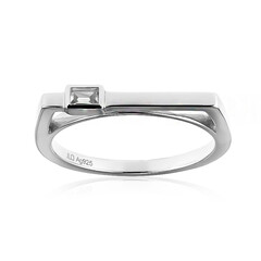 Zilveren ring met een zirkoon